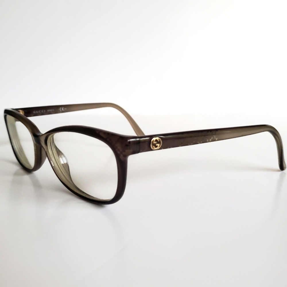 Women's Gucci Frames Brown Patterned & Gold Accent GG3699 G2D Gucci Eyewear